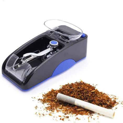 Tubeuse électrique Automatique, Machine à Tuber les Cigarettes Cadeau Classic Nol Anniversaire pour Homme Père(Bleu)