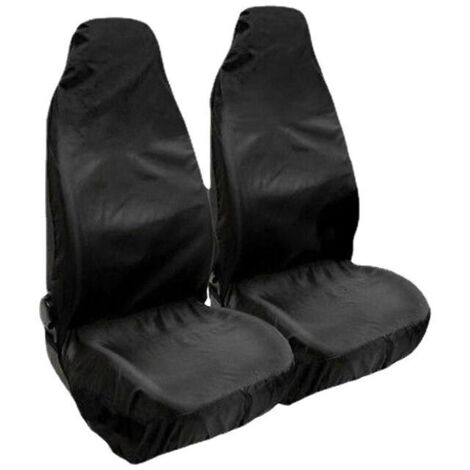 Housses imperméables pour sièges auto universels (pack de 2) 132 X 54cm Noir, (1/5)