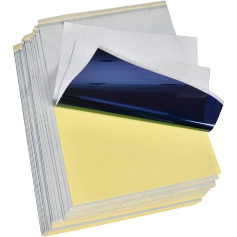 30 feuilles de papier carbone pour tatouage, papier carbone professionnel A4, papier calque, papier transfert, papier modèle, modèle à imprimer soi-même, (1/5)