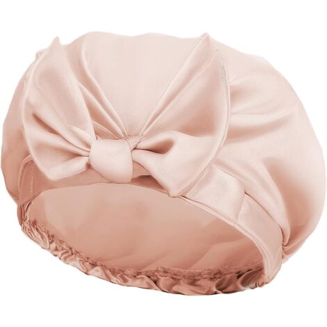 Bonnet de douche réutilisable, bonnet de bain nœud en ruban surdimensionné grand design, (1/4)