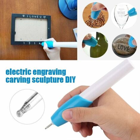 Stylo Graveur Eléctronique Engrave Bijoux Gravure Outil Métal Bois (1/5)