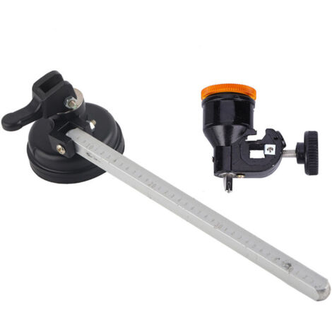 Outils de Coupe de Verre, Outil de Coupe de Verre, Coupe-Verre Circulaire, Outils de Coupe de Carreaux de Céramique en Verre, Compas en Alliage d'aluminium de 40 Cm, (1/5)