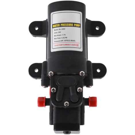 Pompe à Eau à Diaphragme, Pompe à Diaphragme à Pressostat à Grand Débit à Rotation Sèche Auto-amorçante pour l'agriculture (RL 2402 24V). (1/5)