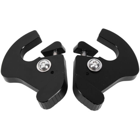 Paire de porte-bagages rotatif LeftRight Sissy Bar Kit de clips de loquet d'amarrage CNC en aluminium convient pour les tournées (1/5)