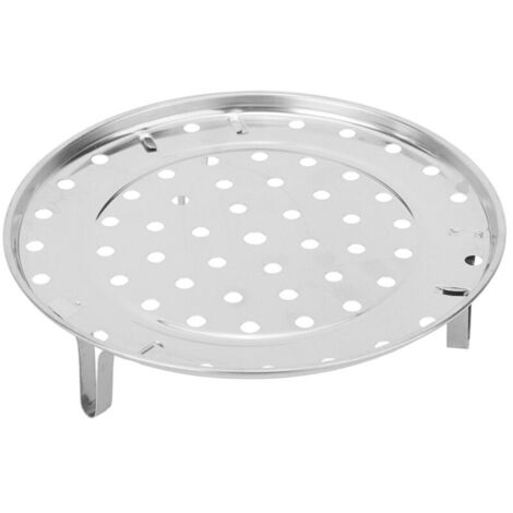 Plateau Vapeur Cuiseur Vapeur en Bambou pour Tamales Flaneras Bain Marie Support Vapeur 22 Cm Grand Panier Support Vapeur en Acier Inoxydable Plateau étagère Cuiseurs Vapeur Accessoires (1/5)