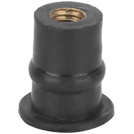 Lot de 10 écrous de puits en caoutchouc M5 5 mm – Filetage métrique pas standard – Compatible avec Ducati, Honda, Kawasaki, Suzuki, Yamaha (1/5)