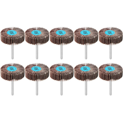 Generic Roue de Ponçage, Ponceuse de Roue 10pcs Ponçage du Rabat de Roule de Rabat à à Disque de à