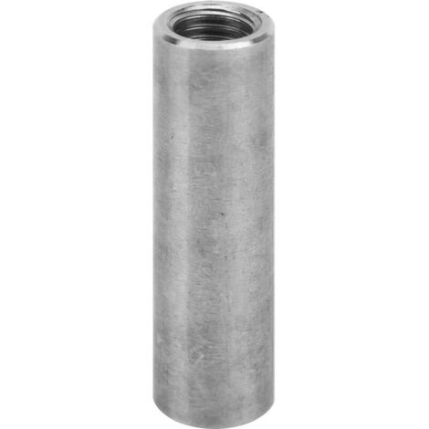 Tige de Manchon Fileté, Connecteur Rond de Tige de Manchon Fileté M10 de 2 Pouces en Acier Inoxydable de Diamètre Extérieur. (1/5)