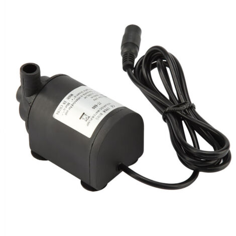 Pompe à eau submersible solaire d'étang de fontaine d'aquarium sans brosse de DC 6-24V (1/5)