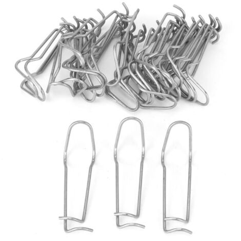 30 pièces Clip fil support d'usine pince , support d'usine pince à ressort en acier inoxydable pince de fixation pour serre de jardin (Φ11mm) Accessoire pour serre (1/5)