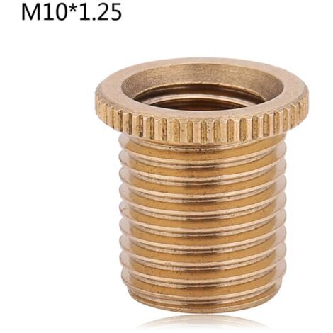 OPPWONG Adaptateur de Pommeau de Levier de Vitesse, Adaptateur de Filetage, Adaptateur Universel de Vis de Filetage de Tête de Bouton M10 1.25 (10 1.25). (1/5)
