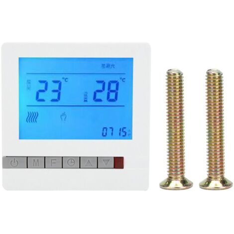 Panneau de contrôleur de température de chauffage du plancher du plancher du plancher du thermostat AC220V avec affichage LCD. (1/5)