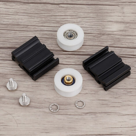 Pièces de Rechange de Roue de Porte de Serre, roulettes de Porte - Kits de Remplacement de Roues for Porte de Serre de 22mm Halls