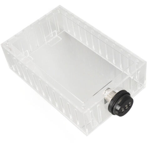 Boîte de verrouillage de Thermostat, grande protection transparente universelle pour codage mural. (1/5)
