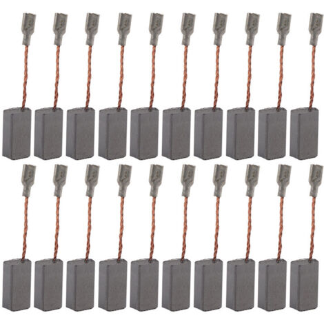 20 Pièces Remplaçables Grande Brosse de Carbone Conductrice, Brosse de Carbone Remplaçable Brosse de Carbone pour Perceuse à Moteur électrique 100 5  8  16mm (1/5)