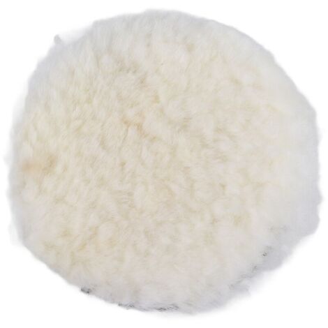 Tampon de Polissage de Laine, Tampon de Cirage de Polissage de Laine Tampon de Fartage Automatique(5Inch) (1/4)