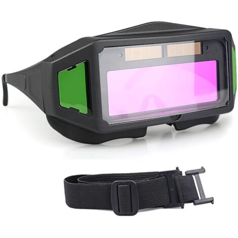 Lunettes de Soudure, Masque de Soudeur Automatique, Auto-assombrissantes Solaires Lentilles TIG MIG Lunettes Soudeur pour Protection des Yeux (1/5)