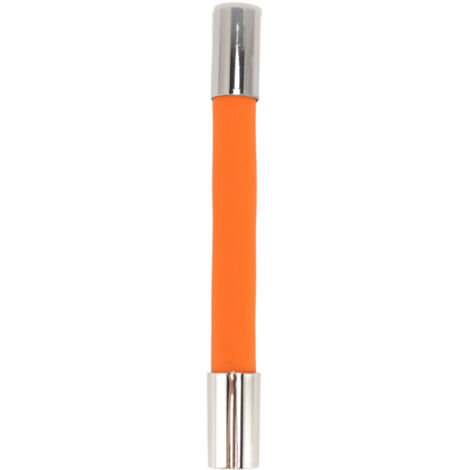 Tubes d'extension de robinet avec buse d'aérateur flexible en cuivre pour évier de cuisine orange 20 cm résistant aux pulvérisations (1/5)