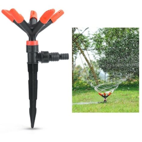 Rosvola Arroseur de jardin rotatif à 360 °, automatique, pour système d'arrosage de cour. (1/5)