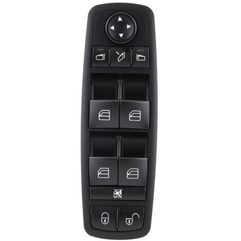 Interrupteur de fenêtre électrique, 1698206710 interrupteur de commande de fenêtre principale d'alimentation électrique interrupteur à bouton poussoir pour Benz W169 classe A W245 classe B (1/5)