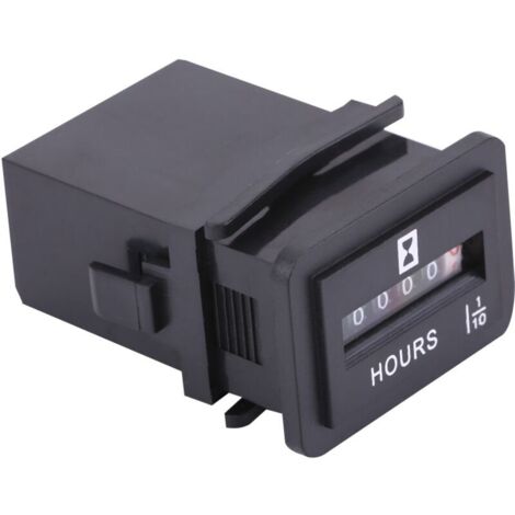 Jauge horaire mécanique DC 6-80V, pour générateur de moteur à essence Diesel, bateau à moteur HM001.