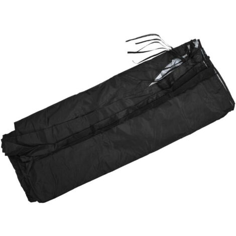 Parasol Tissu Oxford Tissu Imperméable L'eau Mobilier D'extérieur Parasol Protection UV Tissu pour Patio JardinNoir (1/5)