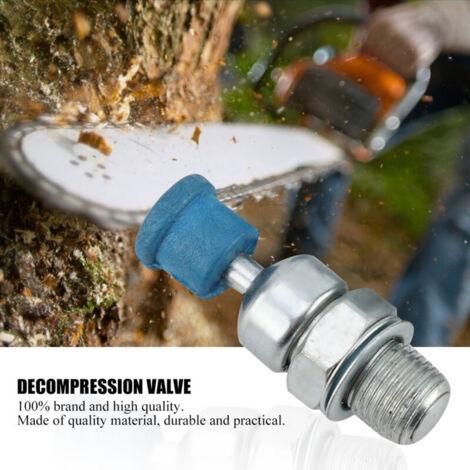 Asixx Valve de dcompression en mtal,2 pices Valve de dcompression pour Husqvarna 55 272 340 346XP 350 365 Accessoires de Tondeuse Gazon Valve de dcompression pour Husqvarna (1/5)