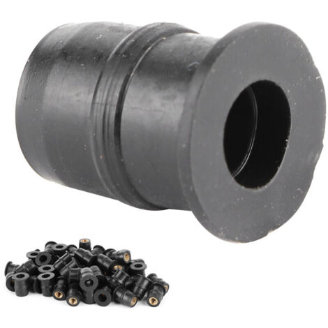 M5 écrous en caoutchouc 5mm métrique moto pare-brise carénage fixation outil50 pièces (1/5)