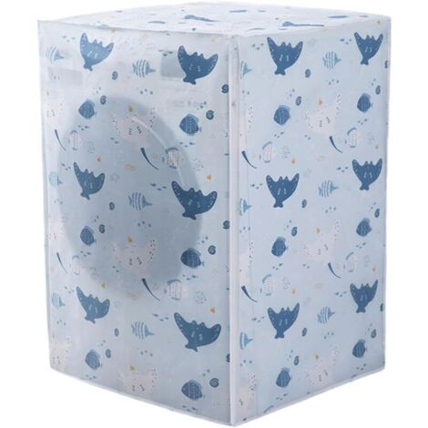 Housse imperméable pour lave-linge d'extérieur, housse pour lave-linge, housse pour lave-linge d'intérieur, housse de protection imperméable pour lave-linge et sèche-linge à chargement frontal, 65 x 7 (1/5)