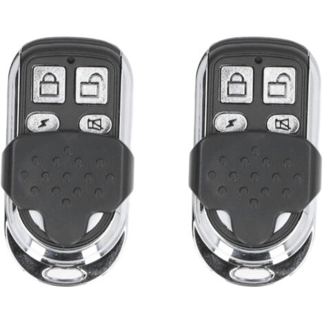 Télécommande universelle 3V pour porte de garage, compatible avec les systèmes d'alarme antivol (2 unités). (1/4)