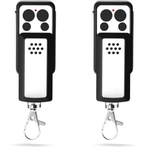 Telecommande Universelle PortailLot de 2 Télécommandes de Portail 433,92 MHz – Compatible avec 114253, OLD 104250, RED 104257, 104251, 104350 – 4 Canaux, Code Tournant, Design à Glissière – Piles Incl (1/4)