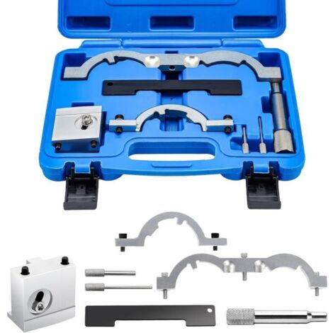 Kit Outil de Calage du Moteur pour Moteurs 1.0, 1.2, 1.4L - Verrouillage d'arbre à cames et d'alignement chaîne de Commande - Compatible avec Les Opel, Véhicules Chevrolet, Holden, Cadillac (1/5)