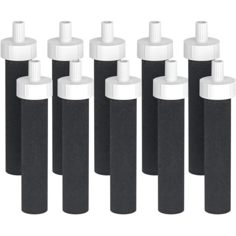 Lot de 10 filtres à eau de rechange Brita - Compatibles avec les filtres à eau Brita BB06 rigides, en acier inoxydable et pour le sport (1/5)