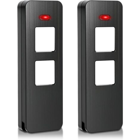 Lot de 2 émetteurs de porte de garage 868 MHz pour été Pearl Twin S10019-00001, 2 canaux pour SOMloq2, 4018V0004, pour 4015862001900