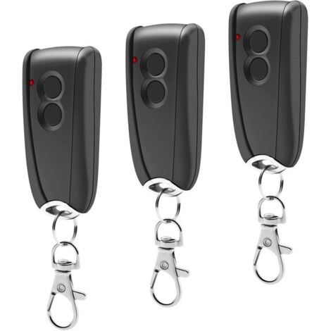 Télécommande de porte de garage 433,92 MHz pour EcoStar RSC2433, RSE2433, RSZ1433, avec base métallique, 3 boutons pour Horma EcoStar Liftroic 500700800 pour Portroic D2500D5000S4000 (1/5)