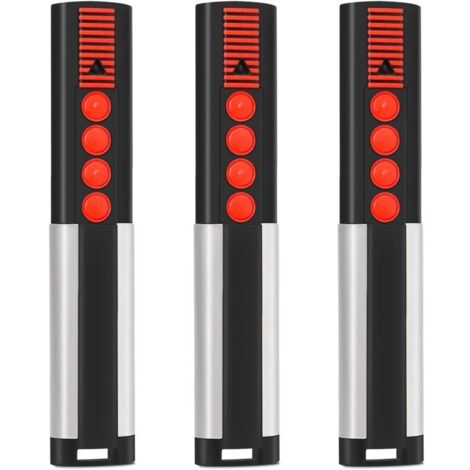 Lot de 3 émetteurs portatifs de rechange pour SOMM-4020V000, télécommande de porte de garage 4 canaux 868,8 MHz, compatible avec motorisation de portail SOMMER (1/5)