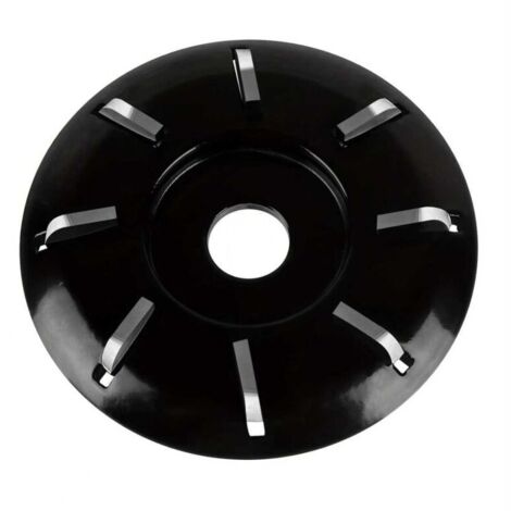 Disque à bois, racloir à six dents, ponceuse à disque pour le bois, meule à disque pour le travail du bois, outil de scie et de fraisage électrique à 8 dents, diamètre intérieur 16 mm (1/4)