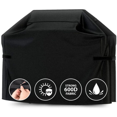 Housse de Barbecue Robuste pour Barbecue extérieur – Imperméable, résistante aux intempéries, aux UV et à la décoloration avec Sangles réglables – (145L x 61W x 117H cm) (1/5)