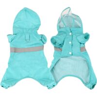 Imperméable pour chiot imperméable et coupe-vent avec capuche