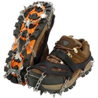 Crampons à crampons de traction pour chaussures (noir L)