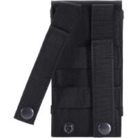 Sac ceinture de protection pour téléphone portable camouflage militaire (L, noir)