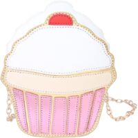 Sac à bandoulière personnalisé en forme de nourriture avec messager de dessin animé mignon (gâteau de tasse)