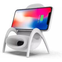Portable Mini Chaise Chargeur Sans Fil Support de Téléphone de Bureau Chargeur Sans Fil 10w Charge Rapide Cadeau Spécial