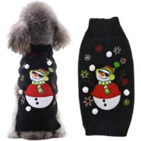 Pull de Noël pour chien Pulls pour animaux de compagnie pour petits chiens de taille moyenne et grands chats, M