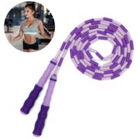 Amble Jump Rope Soft Beaded Segment Jump Rope - Réglable - 9 Ft