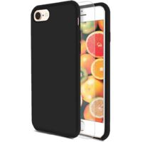 Coque iPhone en silicone liquide (noir),