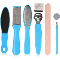 Kit de Pédicure, Outils de Pédicure, Lime pour Pieds Rape à Pieds Outils de pédicure en Acier Inoxydable Pour le Soin Des Pieds de Ménage,Exfoliation des Pieds Réparatrice