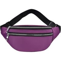 Sac ceinture de sport réglable Sac ceinture de sport en tissu Oxford (violet),