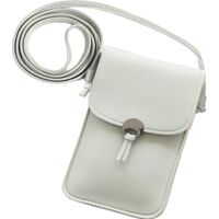 Mesdames Messenger Phone Bag Portefeuille en cuir pour téléphone à écran tactile (Gris),