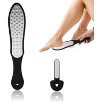 rape pied soin pied Lime pieds Inoxydable Rape Pédicure Rape à pied Pied à Double Face pour soin pied Enlever la Peau Morte Outils de Pédicure et les Acier Inoxydable Rape De Pédicure Pied,